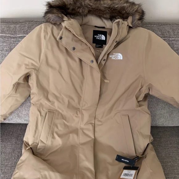 The North Face Women's Tan Parka - Picture 1 of 3